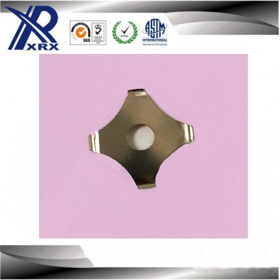 Four-Legged Metal Shrapnel Reset Switch Stainless Steel for Membrane Switch, with Hole